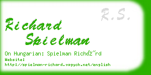 richard spielman business card